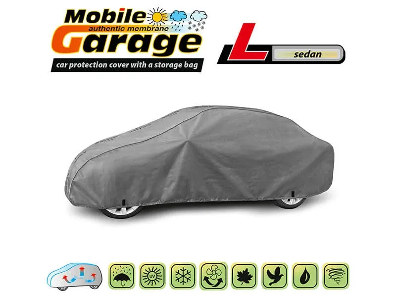 Висококачествено Покривало Kegel за Седан Sedan Автомобил Серия Mobile Garage размер L 425- 475см х 126 - 136см - 0
