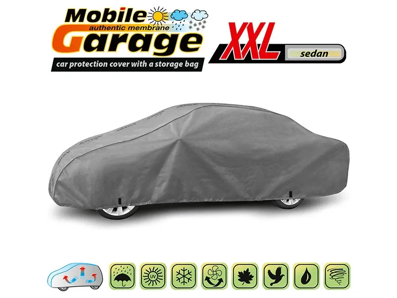 Висококачествено Покривало Kegel за Седан Sedan Автомобил Серия Mobile Garage размер XXL 500 - 535см х 126 - 136см - 0