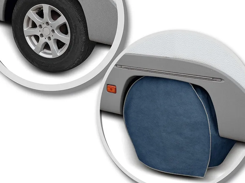 Покривало Kegel за гума на каравана кемпер син цвят Серия Mobile Garage - 0