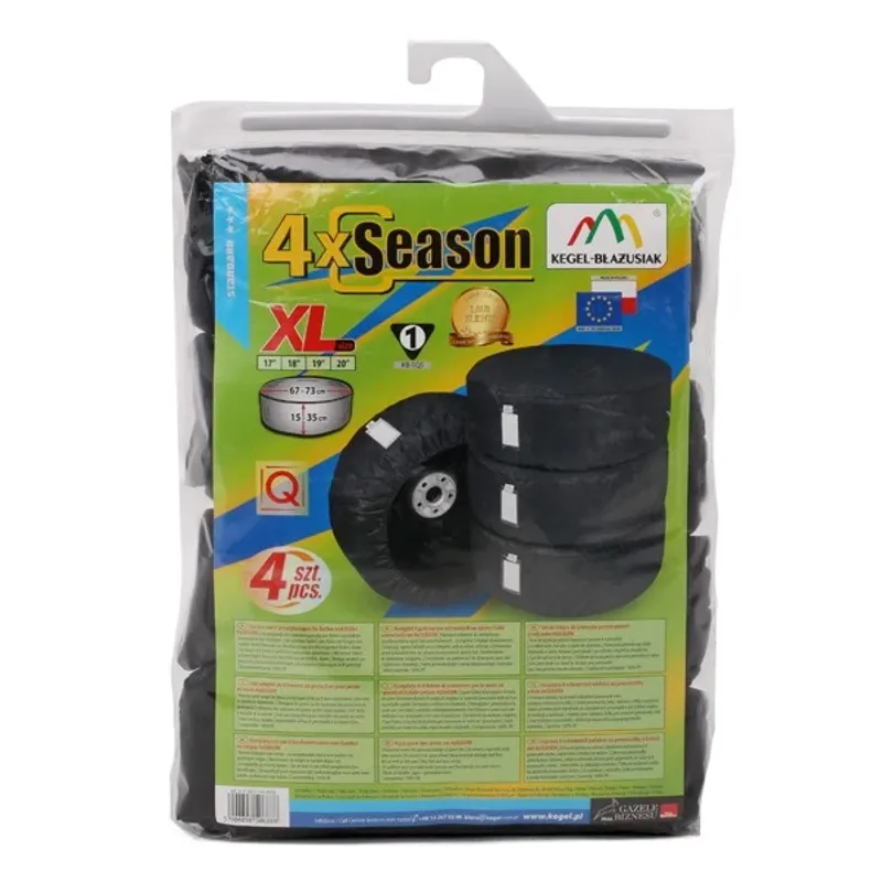 Калъфи за гуми Kegel 4xSeason – Размер XL 17/18/19/20 цола, 4 броя - 0