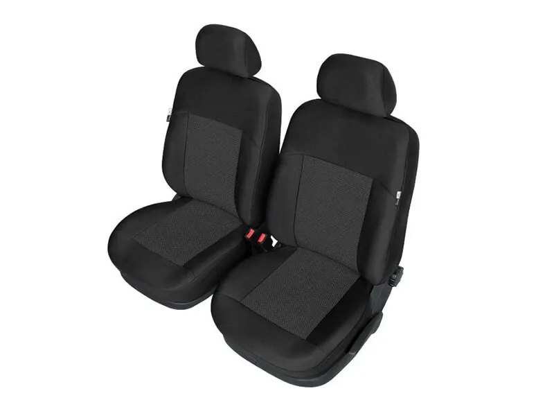 Комплект 1+1 Тапицерия Kegel за две единични предни седалки на Ford Focus 2003-2014 Mk2 Mk3 Черна Текстил - 0