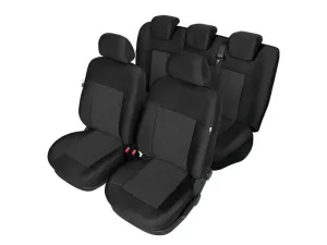 Пълен Комплект Тапицерия Kegel серия Tailore Made за предни и задни седалки на Ford Fiesta 2008-2017 MK7 Черна Текстил