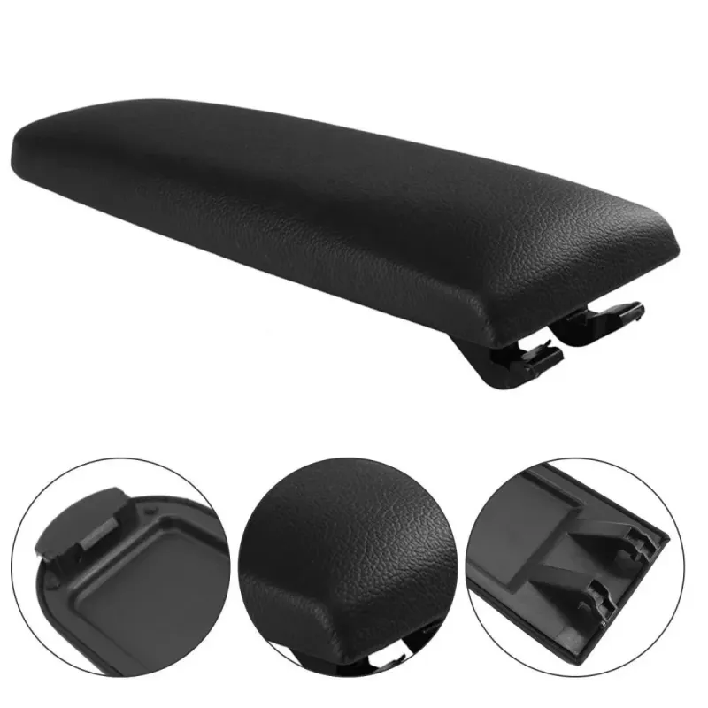 Капак за подлакътник VW Golf 4, Bora, Beetle, Polo, Passat, Jetta с черно кожено покритие - 0