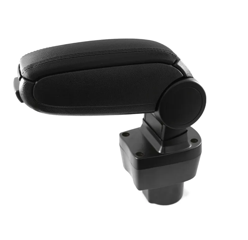 Подлакътник Барче с черно кожено покритие - за Dacia Duster I 2010-2015, Nissan Terrano III 2014-2018 - 0