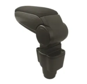 Подлакътник Барче за автомобил за Дачия Dacia Сандеро Sandero 2018+ Логан 2 Logan 2 Facelift 2017+ с черно текстилно покритие