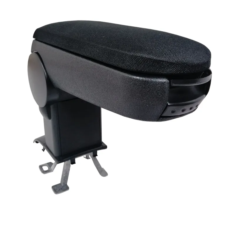 Нов Подлакътник, Барче за автомобил за VW Polo Фолксваген Поло 5 (6R / 6C /61) 2011- 2017 с черно текстилно покритие - 0