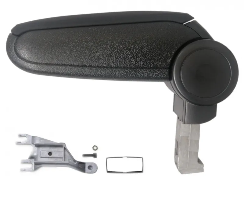 Нов Подлакътник Барче за автомобил за Ауди А4 Б6 Б7 Audi A4 B6 B7 2000 - 2008 с черно луксозно кожено покритие еко кожа - 0