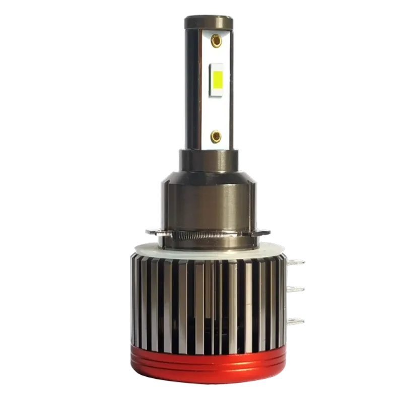 Комплект Лед Led Диодни Крушки F2 H15 12V 24V 72W 10000lm За Фарове Can Bus без Грешки къси/дълги - 0