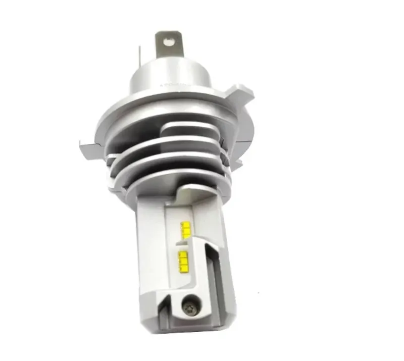 Комплект Умалени Мини Лед Led Диодни Крушки М3 H4 Х4 9V 12V 24V 50W 5000lm за фарове - 0