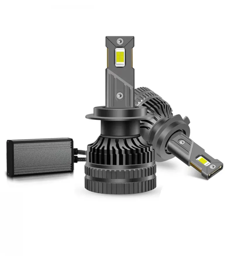 Комплект от 2 броя LED ЛЕД диодни крушки H7 Х7 12V 120W 13000lm за фарове Canbus без грешки 6000К - 0