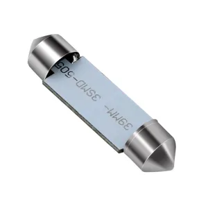 LED Лед Диодни Крушки, C5W, 3 Smd, 39mm, 12V, Бяла Светлина