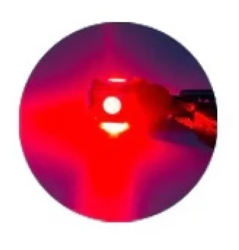 LED Лед Диодни Крушки За Габарит, Т10 W5W, 5 SMD, 12V, Червена - 0