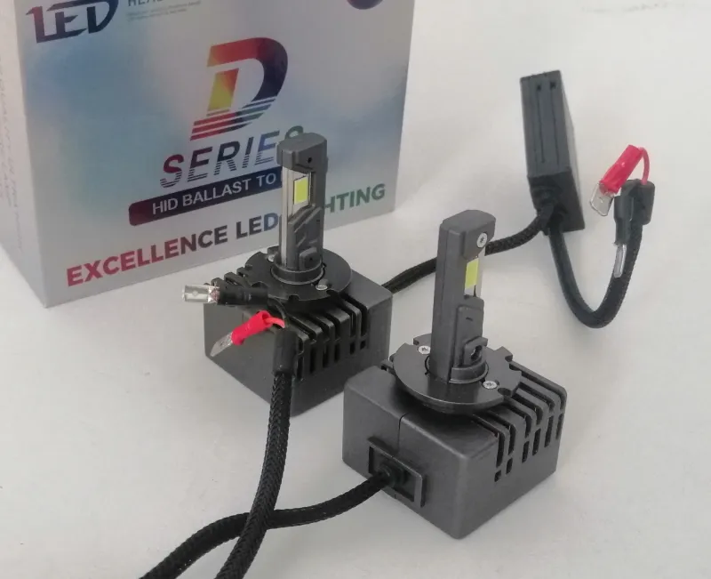 LED крушки ксенон директна замяна без баласт 12V, D1R, D1S, D2R, D2S, D3R, D3S, D4R, D4S, кутия 2бр. - 0
