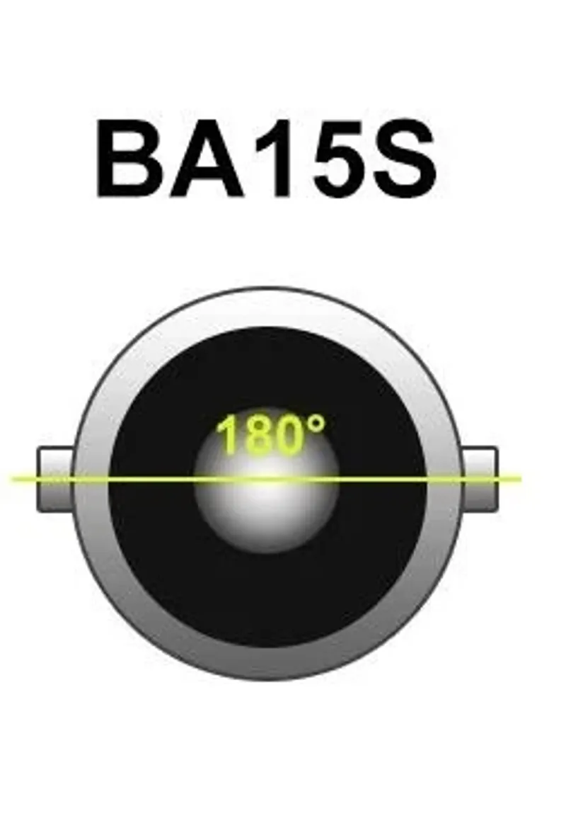 Комплект от 2 броя LED Лед Крушки 18 SMD, BA15S (P21W) 24V Бяла Бели в блистер - 0