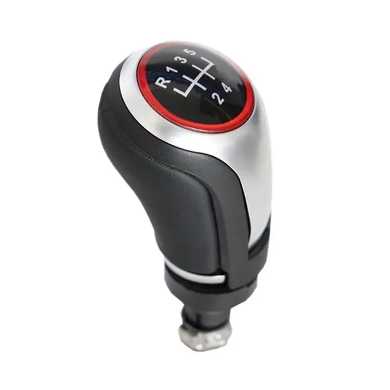 Кожена топка за скоростен лост Volkswagen Фолксваген Голф Golf Mk5 Mk6 Scirocco Jetta EOS 5 скорости - 0