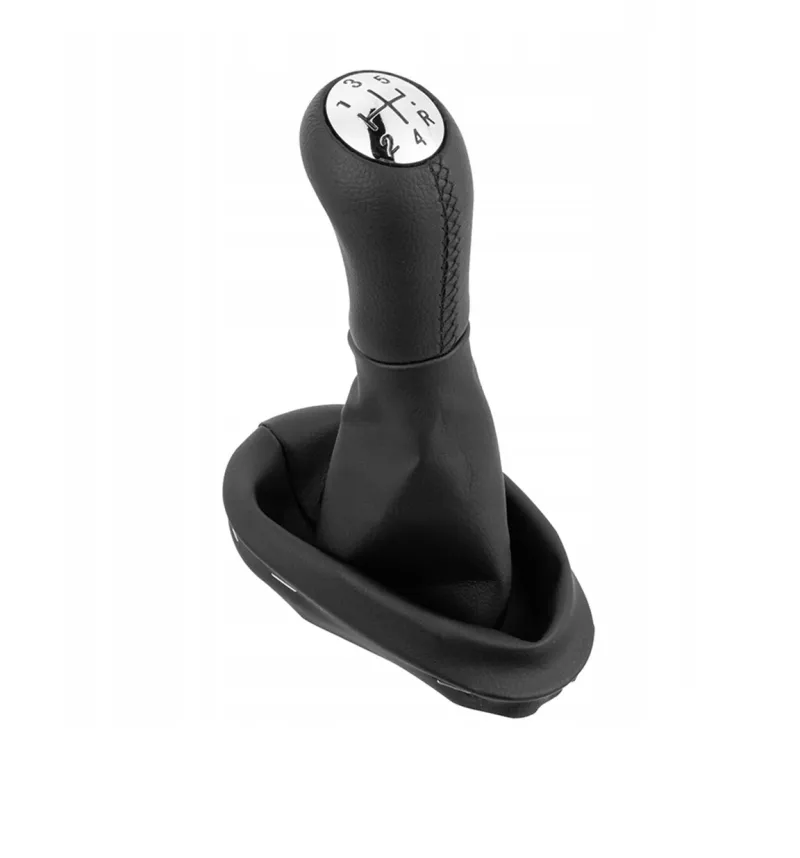 Топка за Скоростен Лост с кожен маншон кожух за Рено Renault Clio 2 Megane 2 Kangoo Scenic 2 Stepway Dacia Logan 1 Sandero 1, 5-скорости - 0