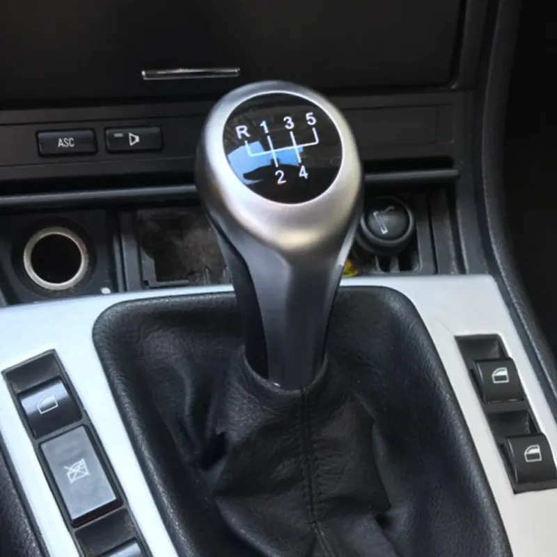 Кожена Лукс Топка за скоростен лост За BMW Бмв X1 X3 X5 E53 E83 E81, E82, E87 E90, E91, E92 E60, E61 6 Скорости + Задна - 0