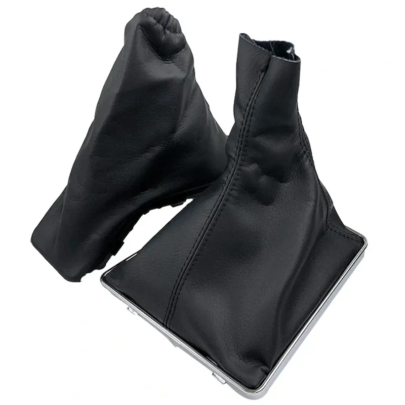 Комплект от Кожен Маншон за Ръчна Спирачка и Маншон за скоростен лост За Опел Астра Х 2004–2010 Opel Astra H - 0