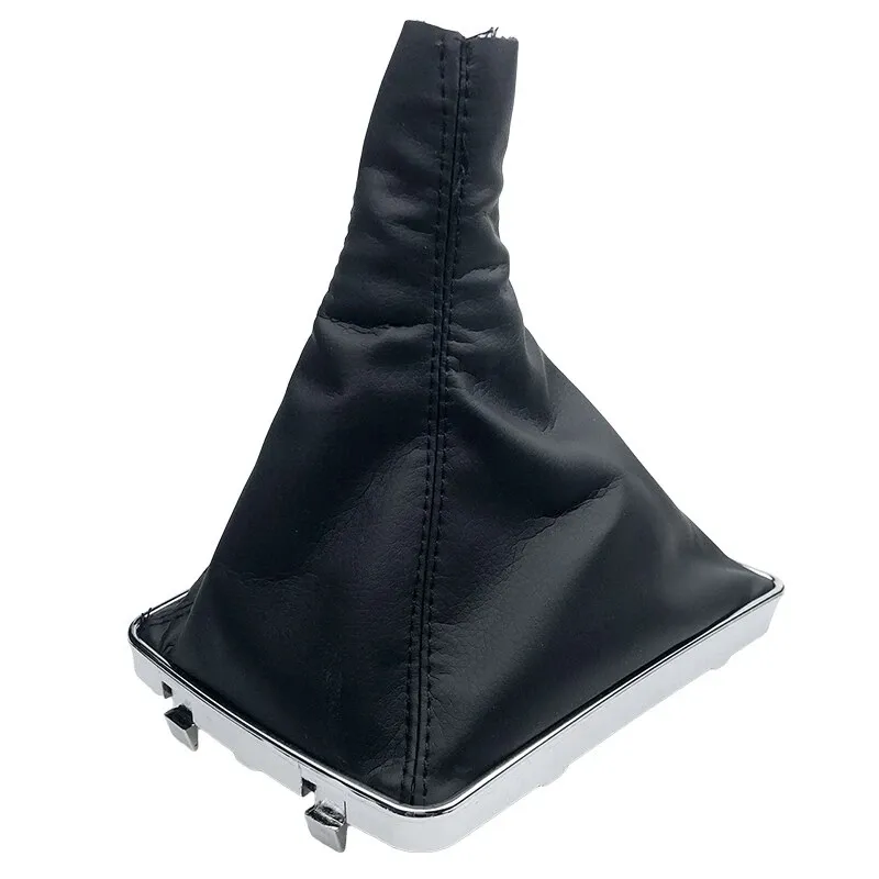 Кожен маншон за скоростен лост кожух с рамка За Опел Астра Х Opel Astra H 2004–2010, Corsa D Корса Д 2006-2011 - 0