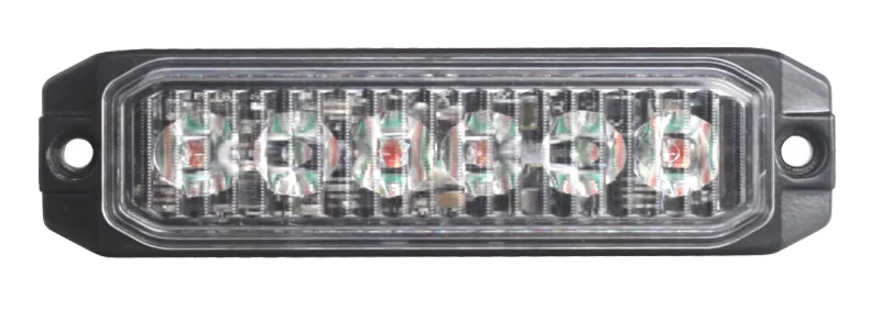 6 LED Блиц Светлина Мигаща Аварийна Лампа За Пътна Помощ Жълта 12V - 24V - 0