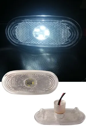 LED ЛЕД светодиоден габарит маркер токос бял с 4 диода 12V за Мерцедес Спринтер Фолксваген Крафтер Mercedes Spritner VW Crafter