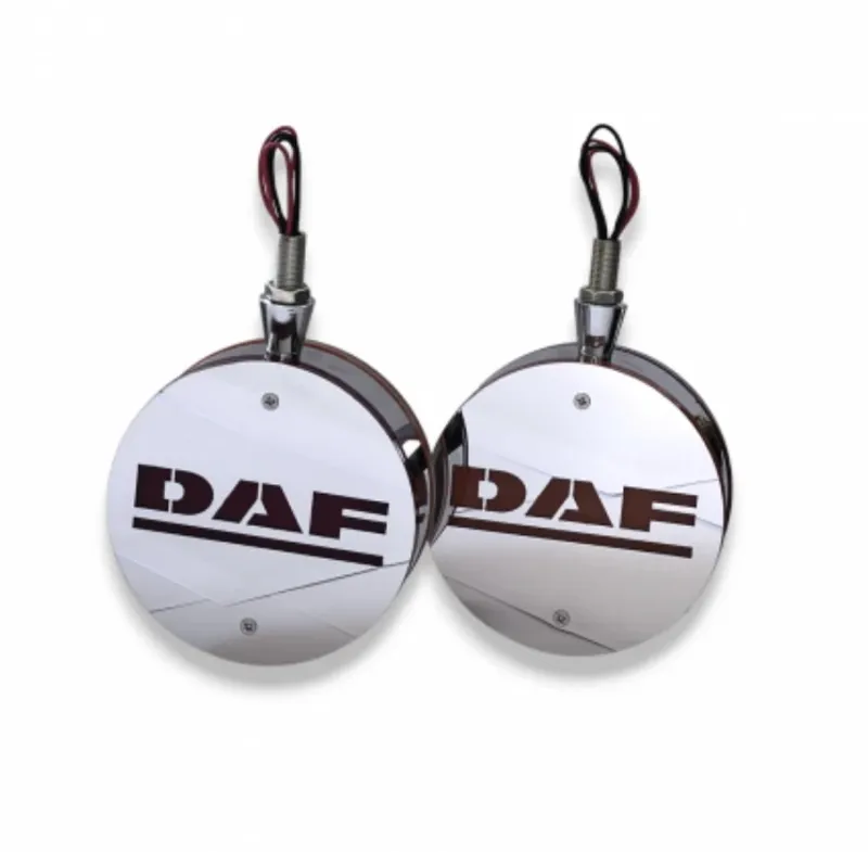 Комплект от 2бр Светодиодни LED Лед Габарити Обеци 24V оранжево-червено DF - 0