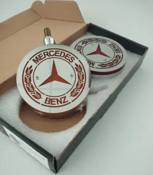 Комплект от 2бр Светодиодни LED Лед Габарити Обеци 24V оранжево-червено Mer