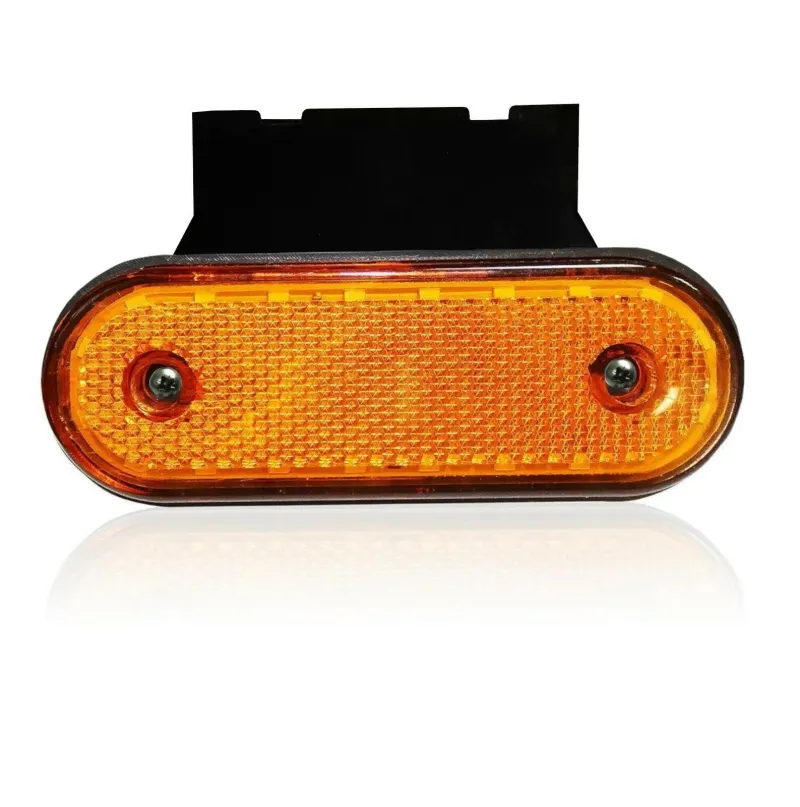 LED Габарит Със Стойка, Червен или Жълт Цвят, Маркер, 20 Диода, 12V - 24V - 0