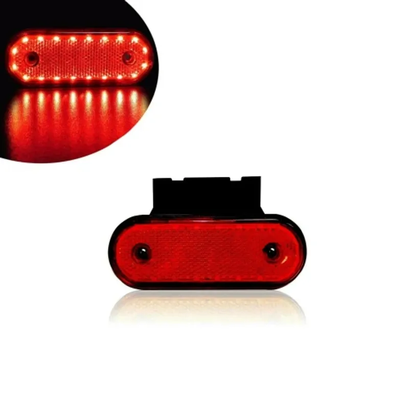 Червен LED Габарит Със Стойка, Маркер, 20 Диода - 12V - 0