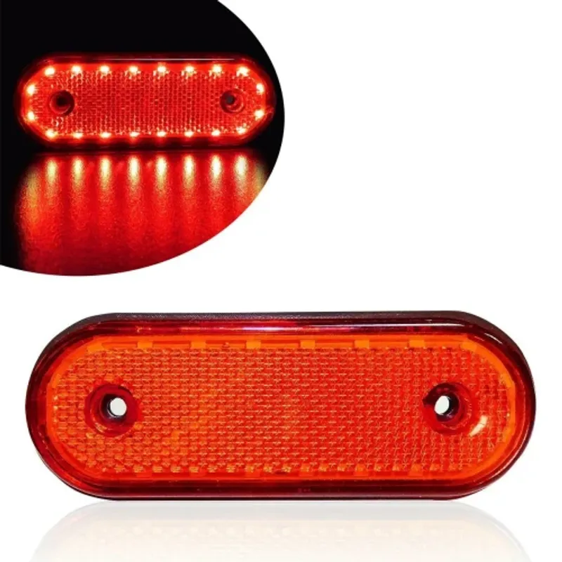 Червен LED Габарит, 20 Диода - 24V - 0