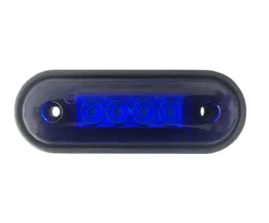 LED Маркер Диоден Габарит Токос За Камион Бус Ван Ремарке Каравана 12V - 24V синя светлина