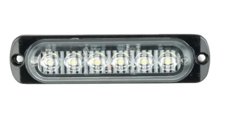 LED Лед Диоден 12-24V Габарит Маркер Токос за камион бус ван каравана платформа кемпер бял 112 x 29mm - 0