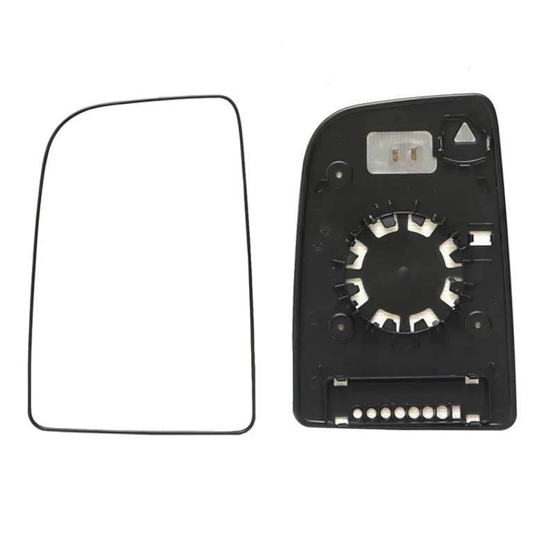 Ляво Стъкло За Странично Огледало с Подгрев, Горна Част, Кръгъл Захват, За Мерцедес Спринтер Mercedes Sprinter W906 2006 - 2018 - 0