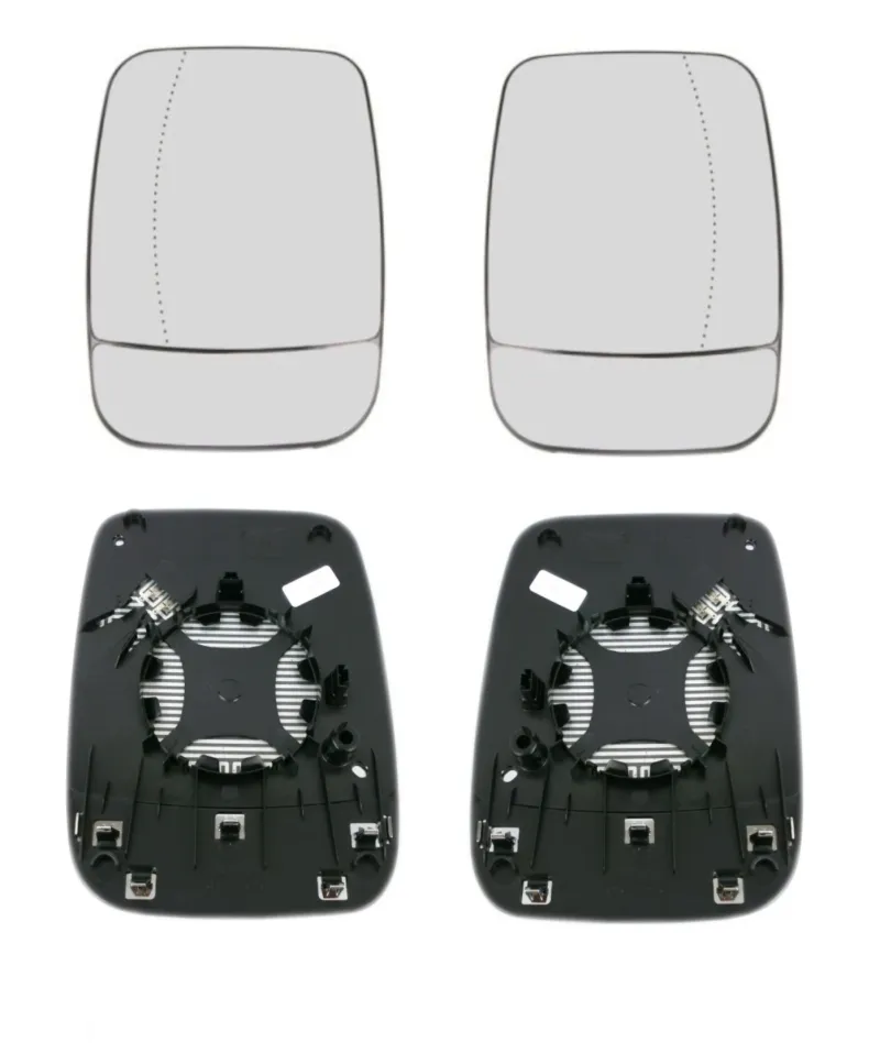 Комплект Ляво и Дясно Стъкло За Странично Огледало с Подгрев За Рено Трафик Renault Traffic 2014+ , Опел Виваро Opel Vivaro 2014+ - 0