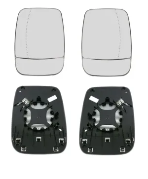 Комплект Ляво и Дясно Стъкло За Странично Огледало с Подгрев За Рено Трафик Renault Traffic 2014+ , Опел Виваро Opel Vivaro 2014+