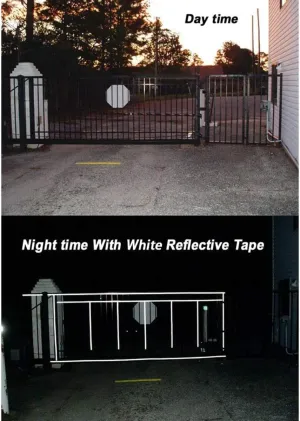 Светлоотразителна рефлекторна самозалепваща се лента фолио с висока фотометрична мощност 5 m x 5 cm бяло