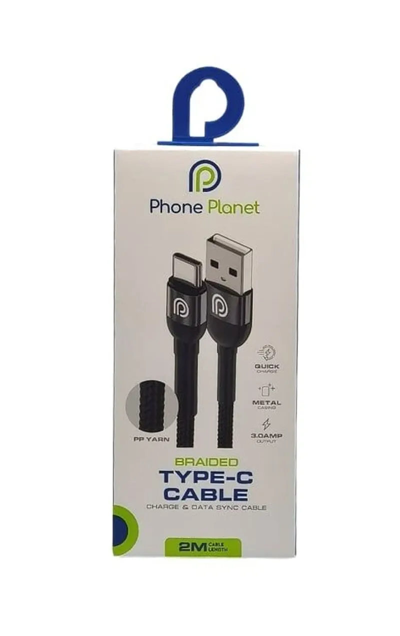 Кабел Phone Planet USB Type-C 2m - 0