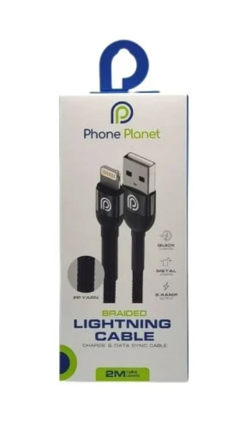 Кабел Phone Planet USB Lightning cabel 2m - 0