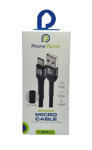 Кабел Phone Planet USB-A кабел Phone Planet to Micro 1.2m