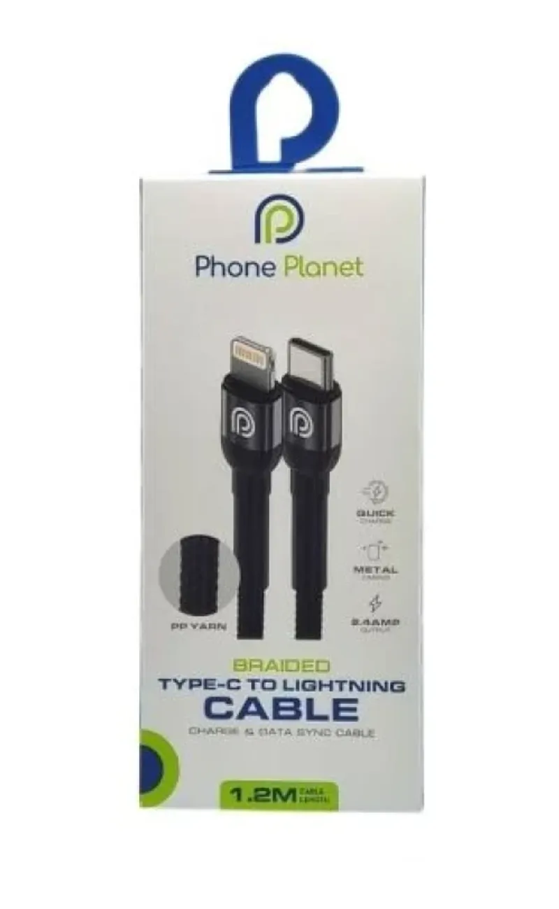 Кабел Phone Planet USB Type-C кабел към Lightning 1.2m - 0