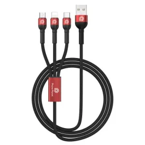 Кабел Phone Planet Универсален 3-в-1 USB кабел 1.2m