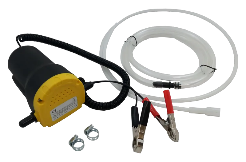 Електрическа помпа 12V за източване на масло, гориво, течности - 0