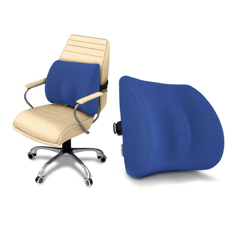 Ортопедична анатомична възглавница за лумбална опора от мемори пяна с охлаждащ гел - 0