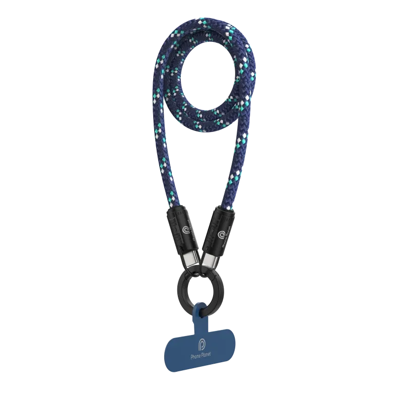 Кабел Phone Planet USB-C към USB-C 1.2m_Син - 0