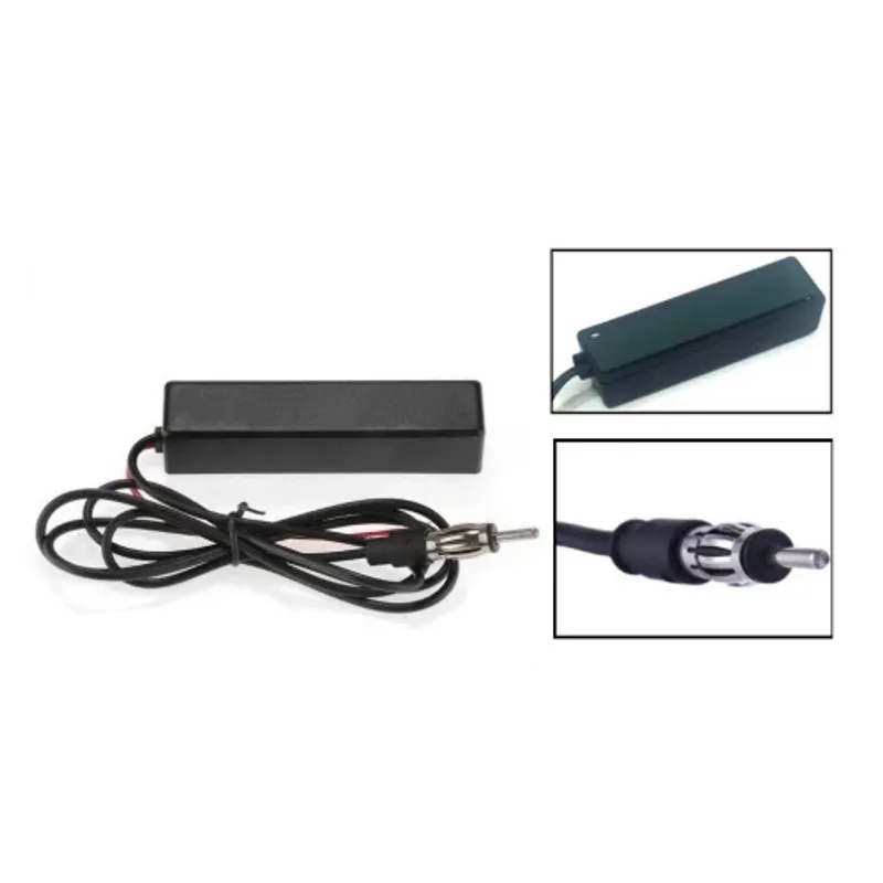 FM/AM Вътрешна Универсална Радио Антена За Автомобил с Усилвател 12V - 0