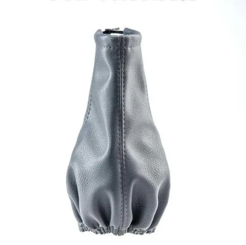 Универсален маншон калъф за скоростен лост от висококачествена еко кожа сив - 0