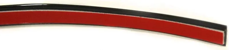 Самозалепваща лайсна протектор за врати прозорци странични огледала предна броня 10мм х 15м - 0