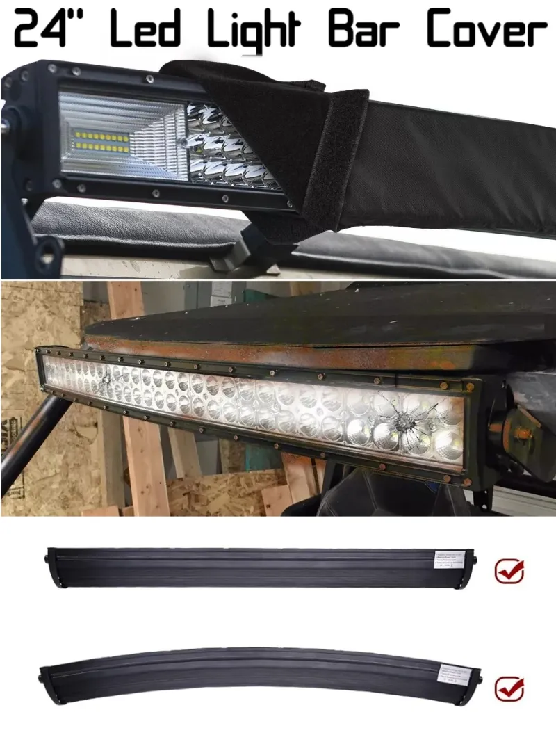 Универсален предпазен калъф за лед бар 61 см 24 инча черен - 0