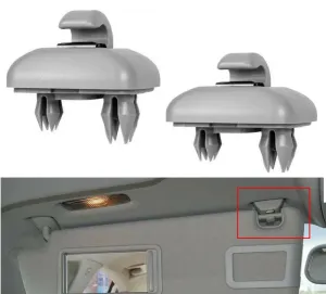 Комплект от 2бр. щипка държач за сенник за VW Audi Skoda сива