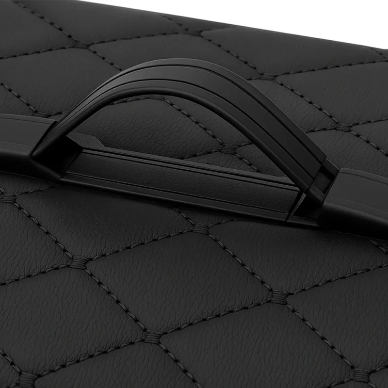 Луксозен кожен органайзер за багажник сгъваема кутия за съхранение 66x30x30 см - 0